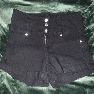 High rise shorts
